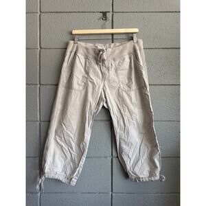 Vintage Y2K Calvin Klein Low Waist Capri Cargo Jogger Pants size L